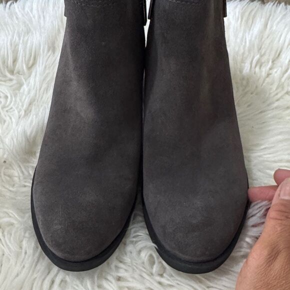 Kenneth Cole Women's Suede Gray Ankle Boots Size 7.5 NWOT - Picture 9 of 9